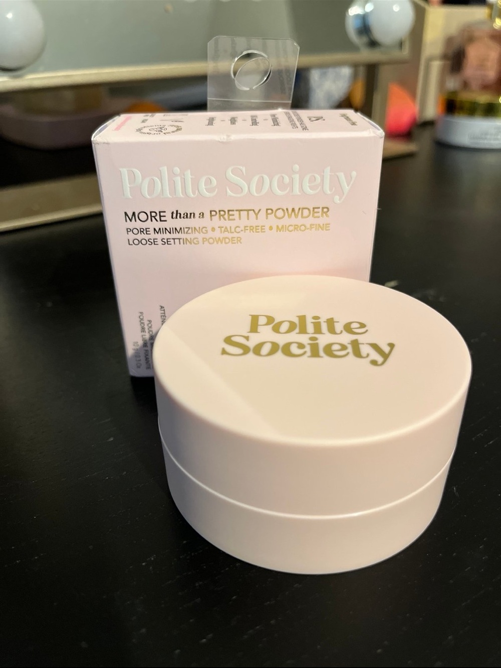 Polite Society Loose Setting Powder — Brightening Petal